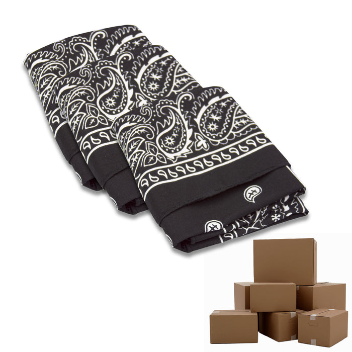 Case of Wholesale Paisley Bandana - 600 Piece