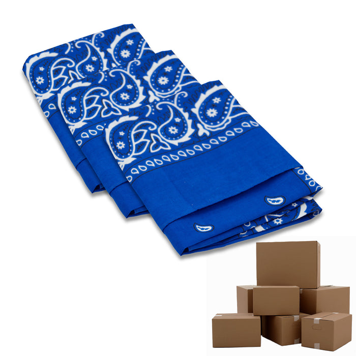 Case of Wholesale Paisley Bandana - 600 Piece